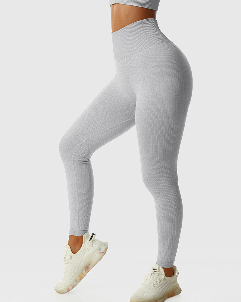 Seamless Breathable Slim-Fit Leggings with Butt Lift for Yoga