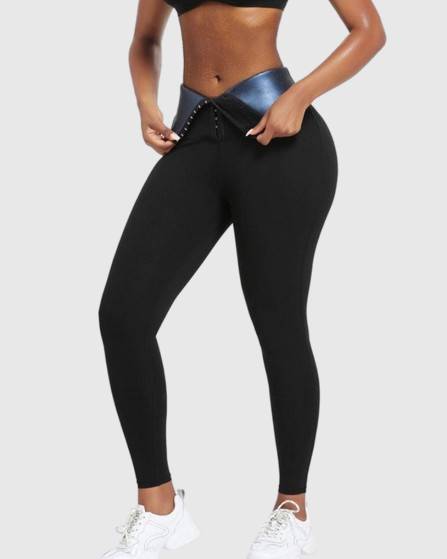 High-Compression Butt-Lifting Leggings with a Comfortable Wide Waistband