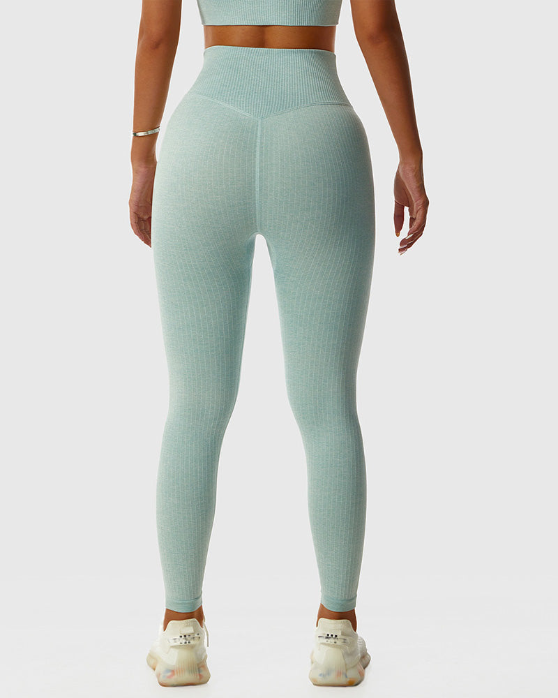 Seamless Breathable Slim-Fit Leggings with Butt Lift for Yoga