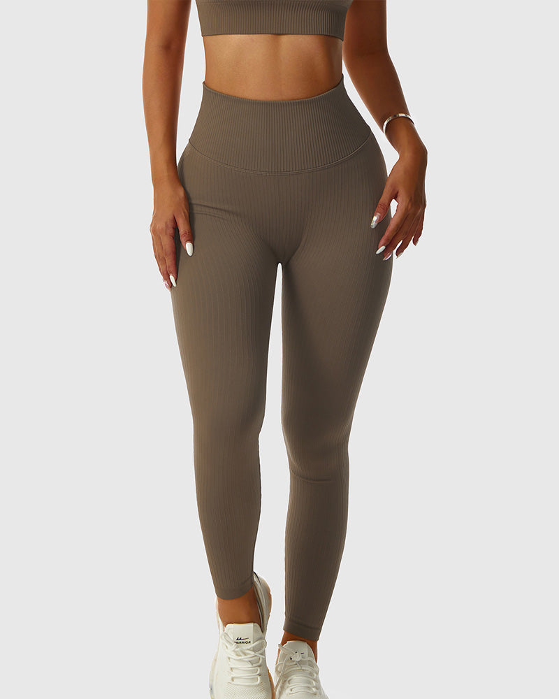 Seamless Breathable Slim-Fit Leggings with Butt Lift for Yoga