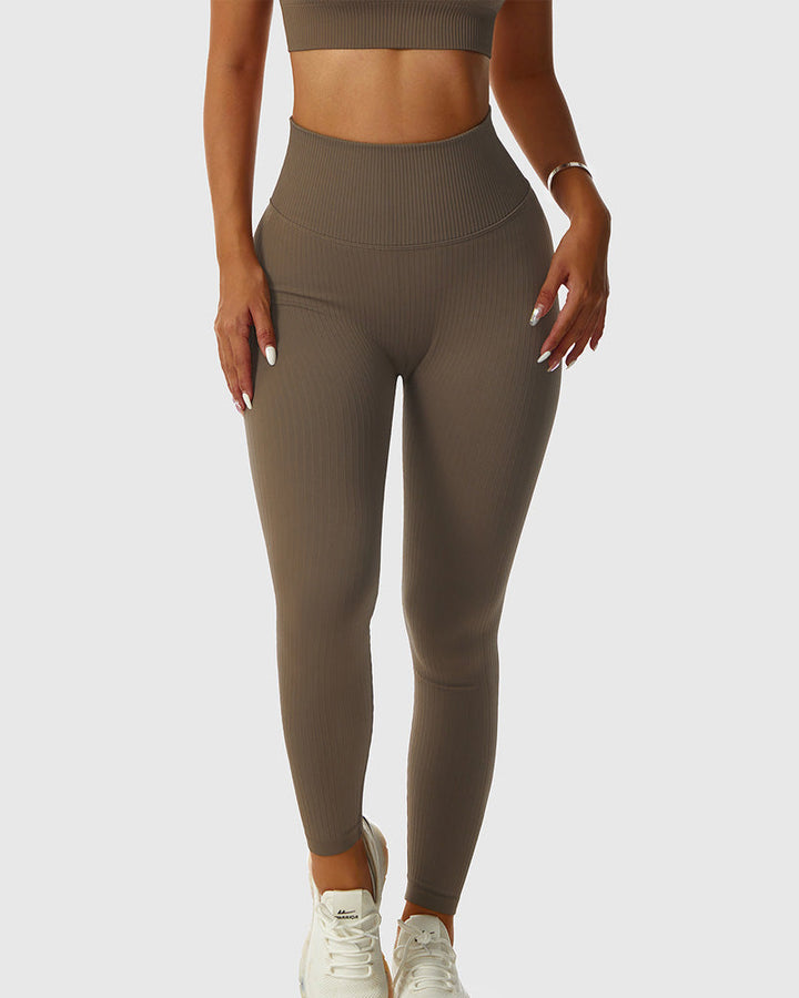 Seamless Breathable Slim-Fit Leggings with Butt Lift for Yoga