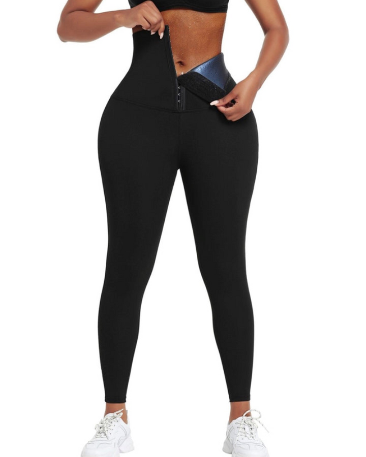 High-Compression Butt-Lifting Leggings with a Comfortable Wide Waistband
