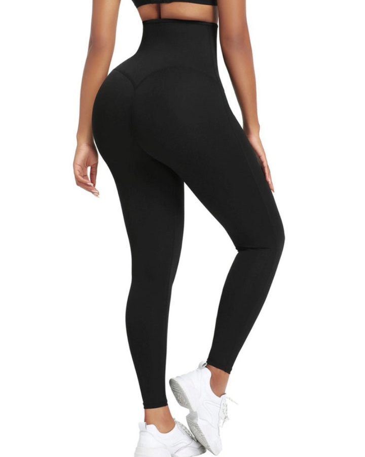 High-Compression Butt-Lifting Leggings with a Comfortable Wide Waistband