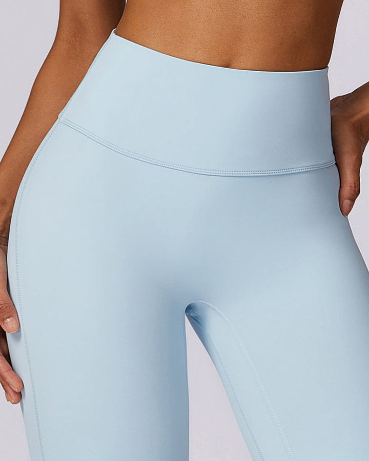 Flared Leg High-Waisted Seamless Yoga Pants