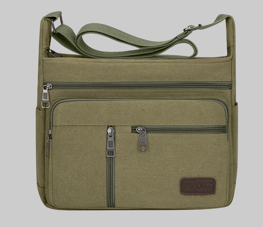 Retro Messenger Crossbody Canvas Travel Bag