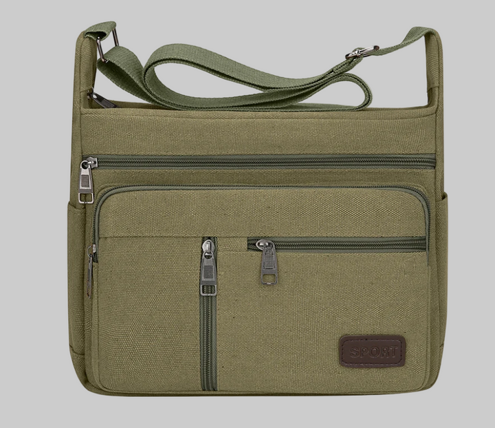Retro Messenger Crossbody Canvas Travel Bag