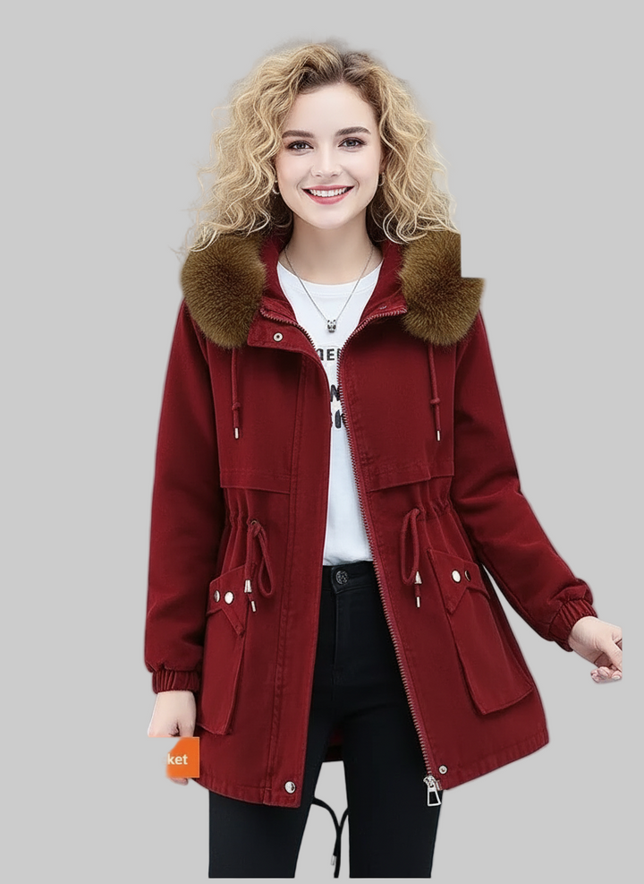 Short cotton Fleece lining winter Jacket