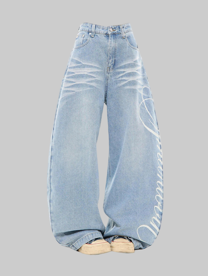 American retro Baggy jeans