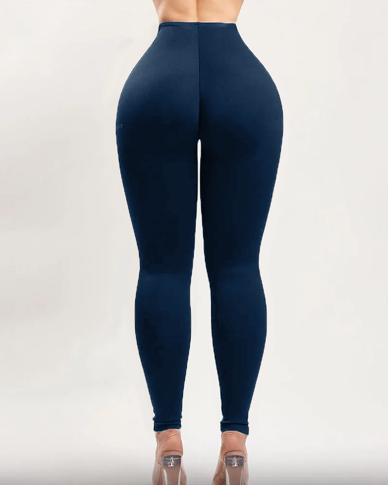 High-Waisted Shaping Leggings with Tummy Control and Butt Lifting Features