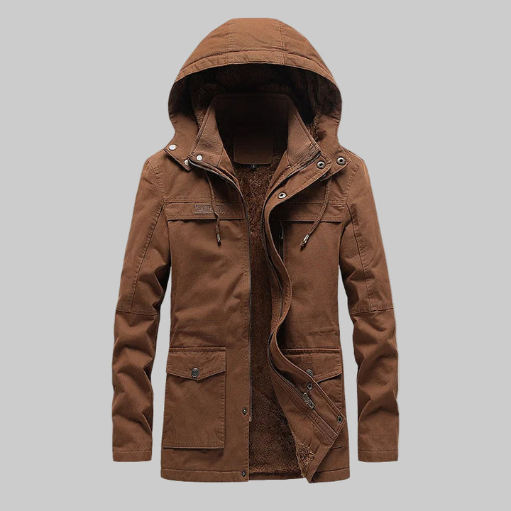 Military Cargo Thick Warm Cotton Winter Coat