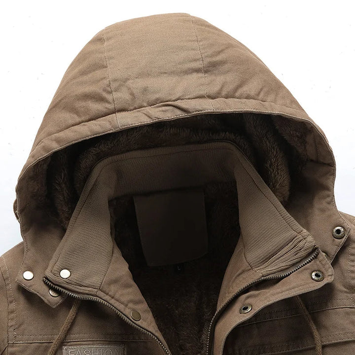 Military Cargo Thick Warm Cotton Winter Coat