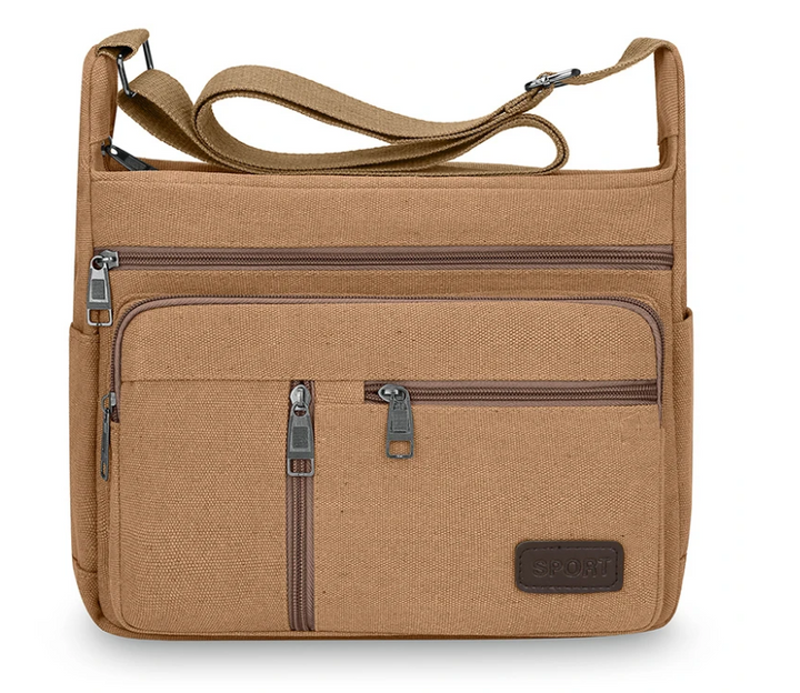Retro Messenger Crossbody Canvas Travel Bag