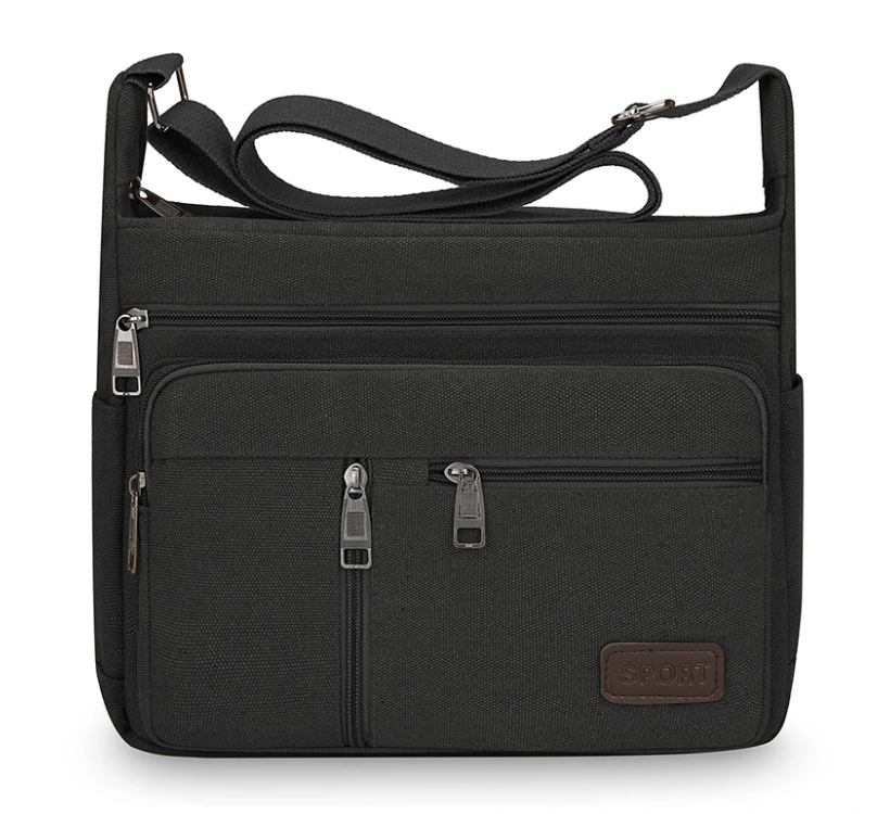 Retro Messenger Crossbody Canvas Travel Bag
